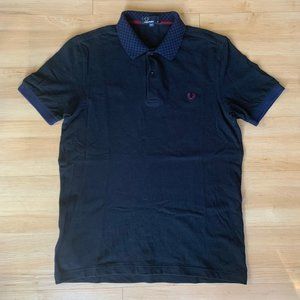Fred Perry M1510 Polo Blue Check Collar